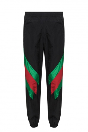 Spodnie dresowe z paskami 'web', zdjęcie 1 Spodnie dresowe z paskami 'web' od Gucci